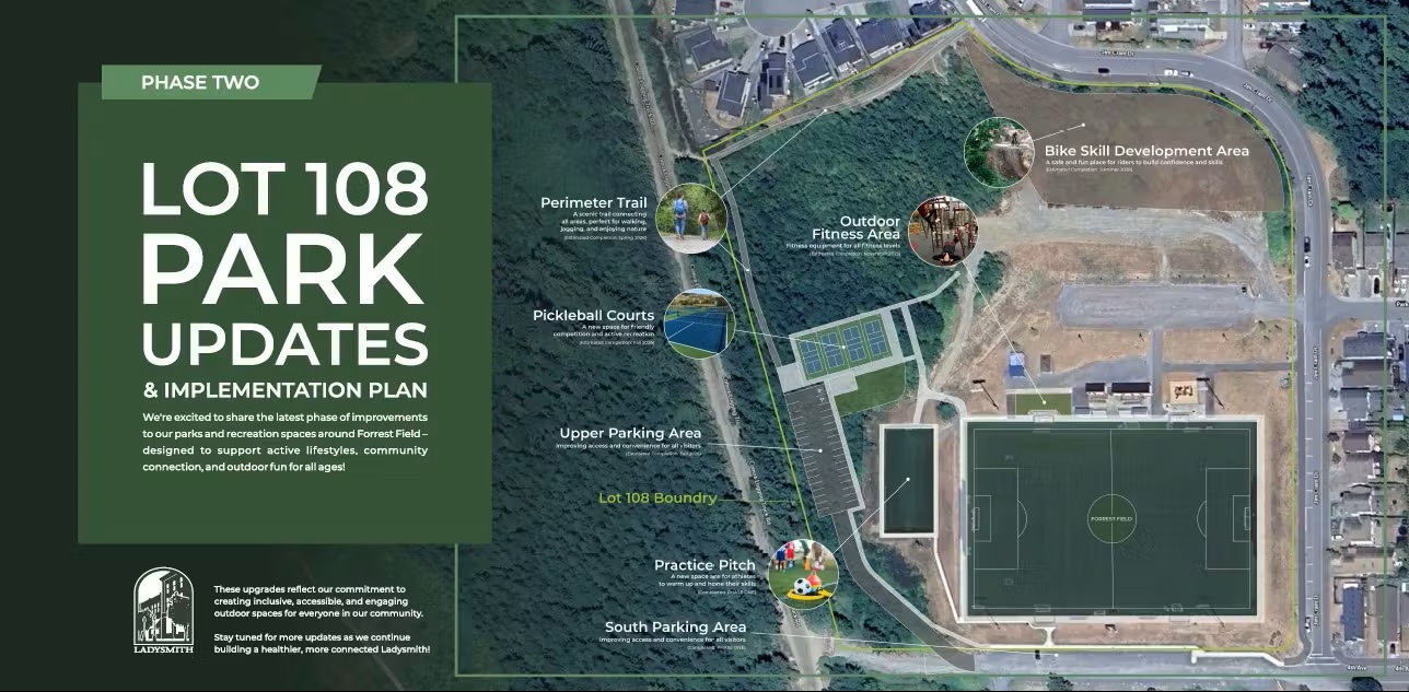 Lot 108 Park Phase Two Upgrade Map